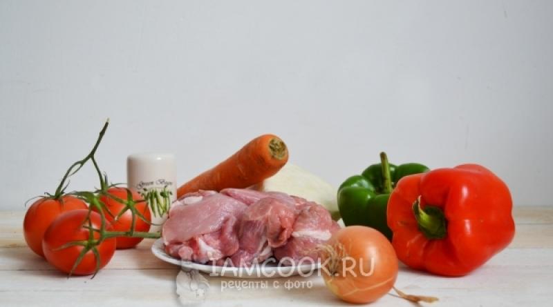 Рецепт замечательного блюда — овощное рагу с мясом в мультиварке
